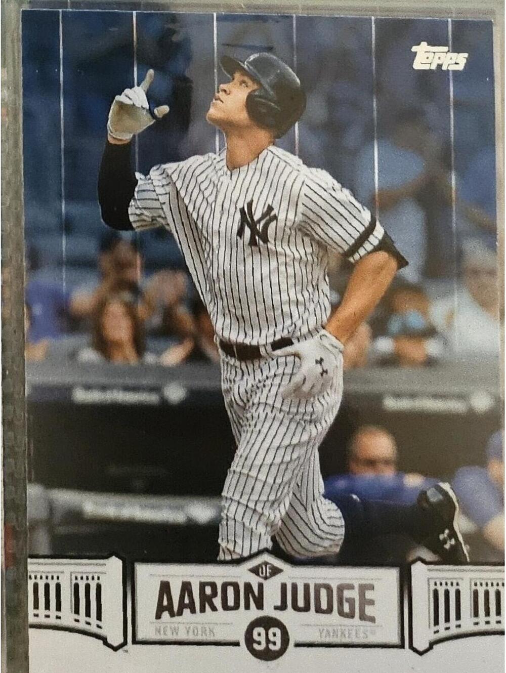 Aaron Judge [Blue variant] #AJ-22 (2018 Topps Aaron Judge Highlights) got Babe